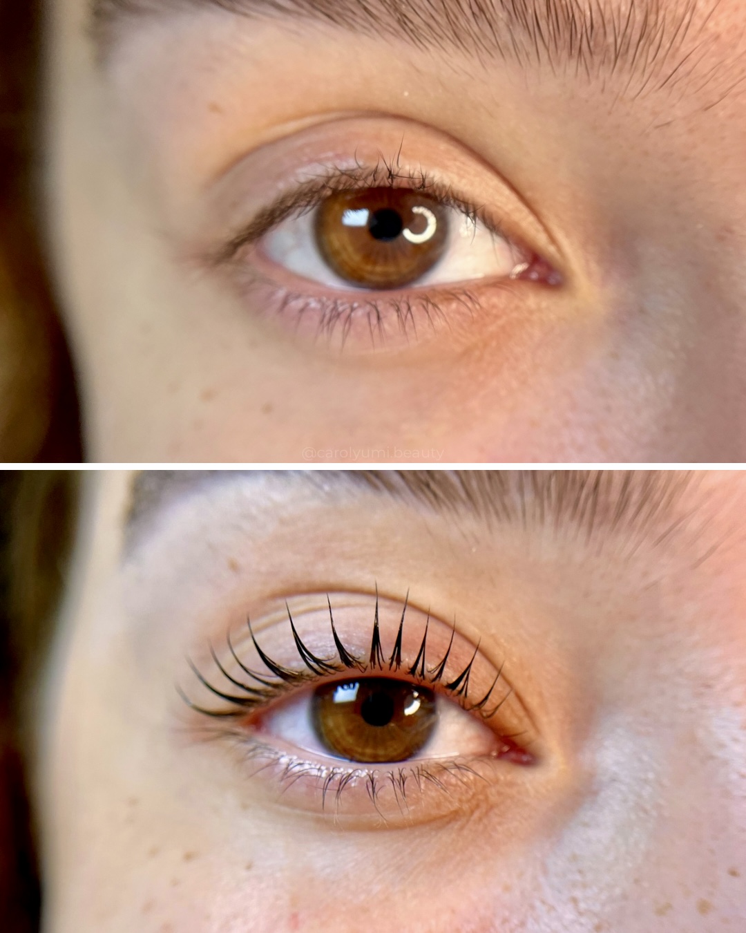 Resultado de lash lifting coreano
